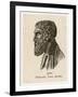 Zenon of Elea Greek Philosopher-L. Visconti-Framed Art Print