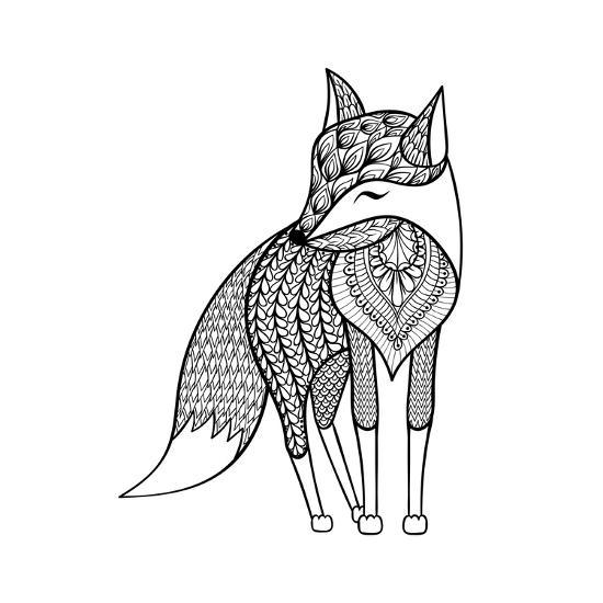 Zentangle Vector Happy Fox For Adult Anti Stress Coloring Pages Ornamental Tribal Patterned Illust Posters Panki Allposters Com Zentangle Vector Happy Fox For Adult Anti Stress Coloring Pages Ornamental Tribal Patterned Illust Posters Panki Allposters Com
