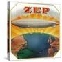 Zep Brand Cigar Box Label, Aviation-Lantern Press-Stretched Canvas