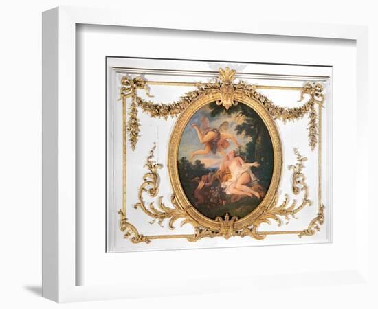 Zephyr and Flora, from the Salle de Conseil-Jean Francois de Troy-Framed Giclee Print