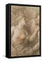 Zéphyr et Flore-Charles de La Fosse-Framed Stretched Canvas