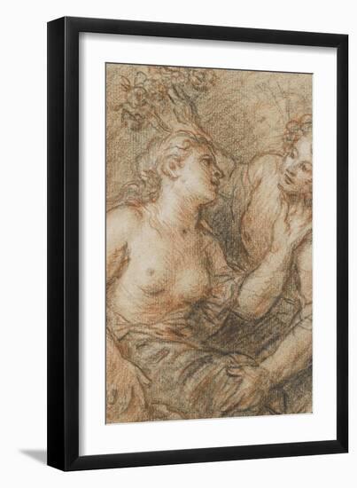 Zéphyr et Flore-Charles de La Fosse-Framed Giclee Print