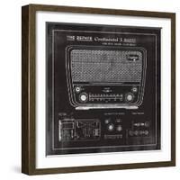 Zephyr Radio-The Vintage Collection-Framed Giclee Print