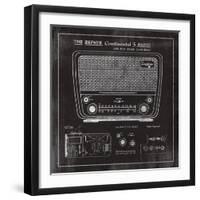 Zephyr Radio-The Vintage Collection-Framed Giclee Print