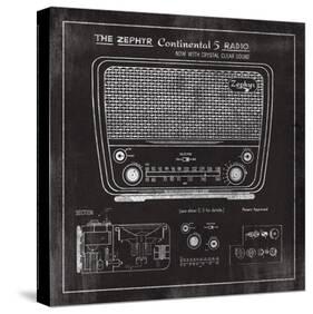 Zephyr Radio-The Vintage Collection-Stretched Canvas