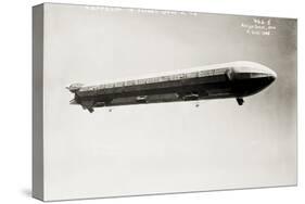 Zeppelin Airship in Flight II-null-Stretched Canvas