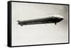 Zeppelin Airship in Flight II-null-Framed Stretched Canvas