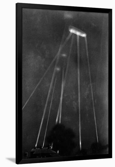 Zeppelin Downed 1916-null-Framed Art Print