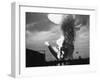 Zeppelin Hindenburg Burning in Lakehurst-null-Framed Premium Photographic Print