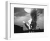 Zeppelin Hindenburg Burning in Lakehurst-null-Framed Photographic Print