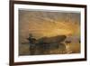 Zeppelin L15 Floats on the Thames-Donald Maxwell-Framed Photographic Print