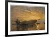 Zeppelin L15 Floats on the Thames-Donald Maxwell-Framed Photographic Print