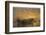 Zeppelin L15 Floats on the Thames-Donald Maxwell-Framed Photographic Print