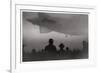 Zeppelin LZ 126 Ascending in Fog, C1924-1933-null-Framed Giclee Print