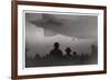 Zeppelin LZ 126 Ascending in Fog, C1924-1933-null-Framed Giclee Print