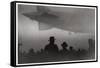 Zeppelin LZ 126 Ascending in Fog, C1924-1933-null-Framed Stretched Canvas