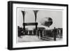 Zeppelin LZ 127 'Graf Zeppelin' Landing at Friedrichshafen, Germany, 1933-null-Framed Giclee Print