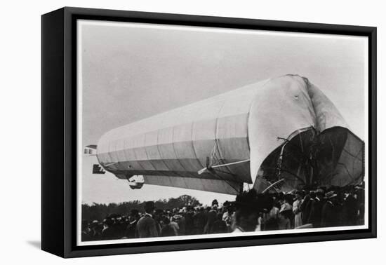 Zeppelin LZ 5 at Goeppingen, Germany, 1909-null-Framed Stretched Canvas