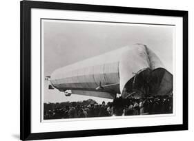 Zeppelin LZ 5 at Goeppingen, Germany, 1909-null-Framed Giclee Print