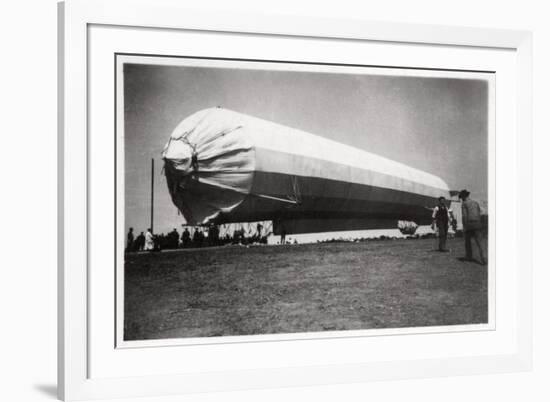 Zeppelin LZ 5 at Goeppingen, Germany, 1909-null-Framed Giclee Print