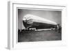 Zeppelin LZ 5 at Goeppingen, Germany, 1909-null-Framed Giclee Print