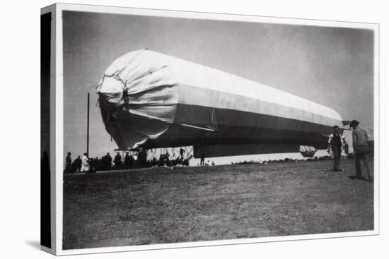 Zeppelin LZ 5 at Goeppingen, Germany, 1909-null-Stretched Canvas