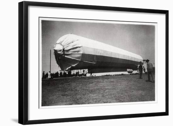 Zeppelin LZ 5 at Goeppingen, Germany, 1909-null-Framed Giclee Print