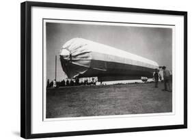 Zeppelin LZ 5 at Goeppingen, Germany, 1909-null-Framed Giclee Print