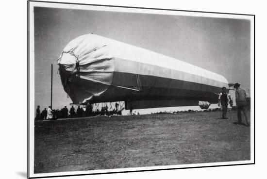 Zeppelin LZ 5 at Goeppingen, Germany, 1909-null-Mounted Giclee Print