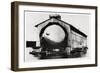 Zeppelin LZ1 in a Floating Hanger at Manzell, Friedrichshafen, Germany, 1900-null-Framed Giclee Print