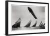 Zeppelin LZ11 'Viktoria Luise' in Flight During the Kiel Regatta, Germany, 1912-null-Framed Giclee Print