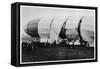Zeppelin LZ2 after its Destruction, 1906-null-Framed Stretched Canvas