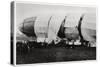 Zeppelin LZ2 after its Destruction, 1906-null-Stretched Canvas