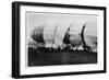 Zeppelin LZ2 after its Destruction, 1906-null-Framed Giclee Print