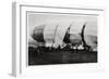 Zeppelin LZ2 after its Destruction, 1906-null-Framed Giclee Print