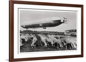 Zeppelin LZ8 Deutschland II, Schwaben, Germany, 1911-null-Framed Giclee Print