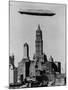 Zeppelin over NYC-null-Mounted Photographic Print