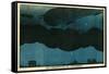 Zeppelins over Paris-Paul Iribe-Framed Stretched Canvas