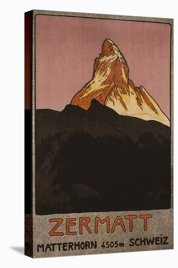 Zermatt, 1908-Emil Cardinaux-Stretched Canvas
