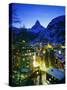 Zermatt and the Matterhorn Mountain in Winter, Zermatt, Swiss Alps, Switzerland, Europe-Gavin Hellier-Stretched Canvas