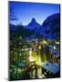 Zermatt and the Matterhorn Mountain in Winter, Zermatt, Swiss Alps, Switzerland, Europe-Gavin Hellier-Mounted Photographic Print