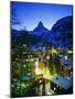 Zermatt and the Matterhorn Mountain in Winter, Zermatt, Swiss Alps, Switzerland, Europe-Gavin Hellier-Mounted Photographic Print