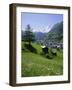 Zermatt and the Matterhorn Mountain, Valais (Wallis), Swiss Alps, Switzerland, Europe-Roy Rainford-Framed Photographic Print