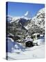 Zermatt and the Matterhorn, Swiss Alps, Switzerland-Gavin Hellier-Stretched Canvas