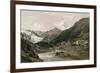 Zermatt and the Matterhorn-null-Framed Giclee Print