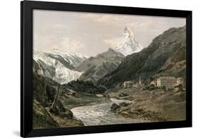 Zermatt and the Matterhorn-null-Framed Giclee Print