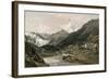 Zermatt and the Matterhorn-null-Framed Giclee Print