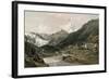 Zermatt and the Matterhorn-null-Framed Giclee Print