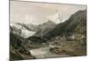 Zermatt and the Matterhorn-null-Mounted Giclee Print