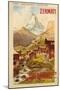 Zermatt, c.1900-Anton Reckziegel-Mounted Premium Giclee Print